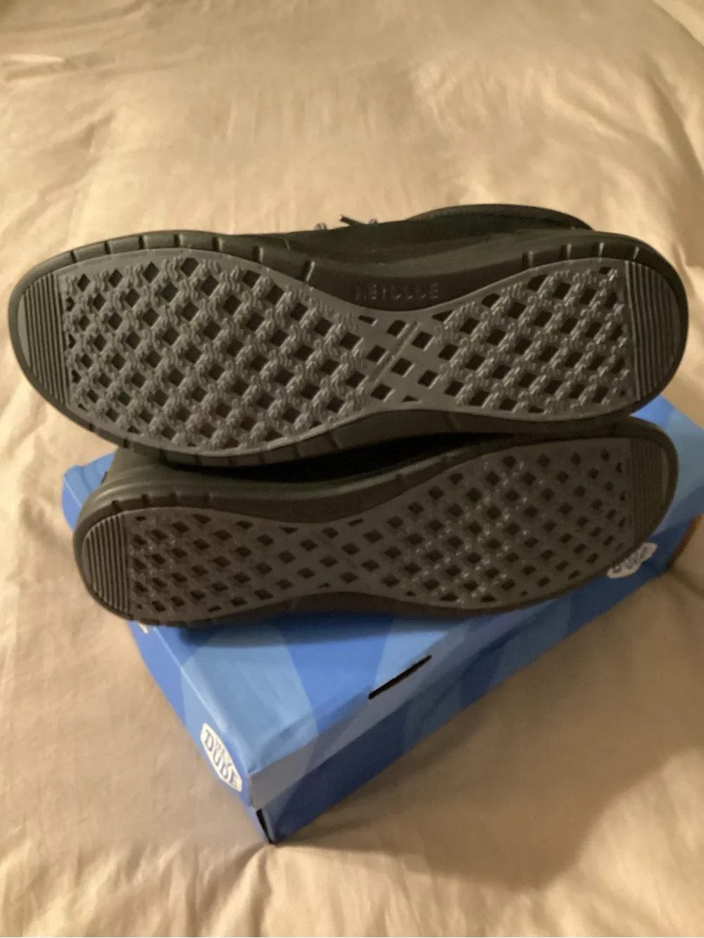Hey Dude Wally Mid Gripper Classic Black Casual Shoes